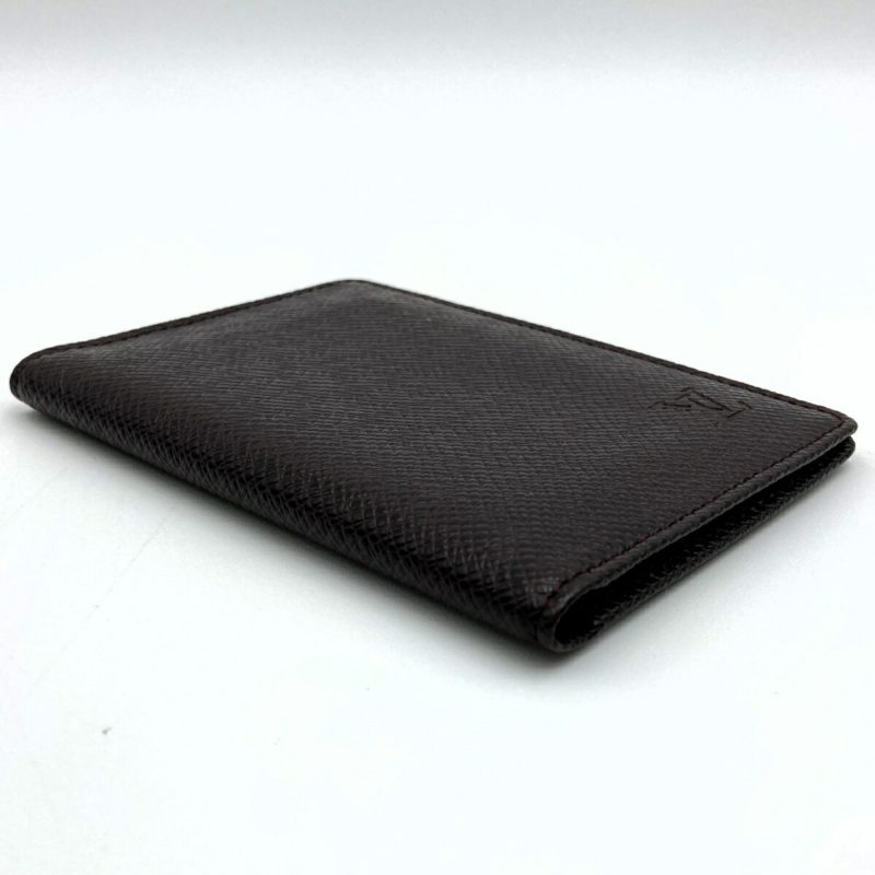 Louis Vuitton Porte Carte Double  Leather Wallet - Barde - Image 3