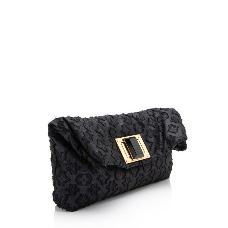 Louis Vuitton Monogram Lurex Pochette Altair Clutch - Barde - Image 2