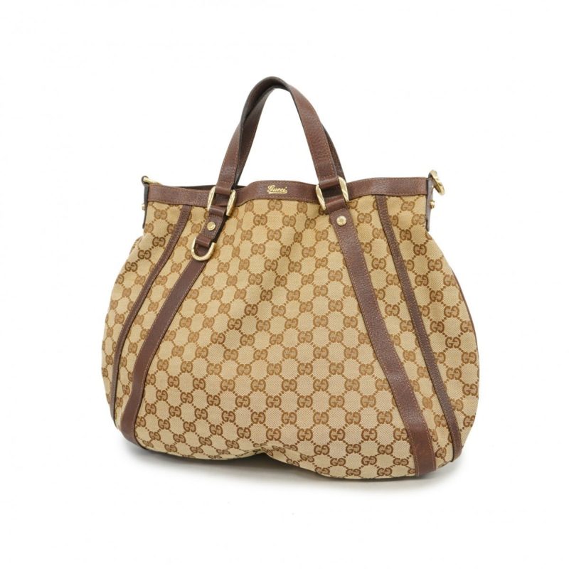 Gucci  Canvas Tote Bag (Pre-Owned) - Barde