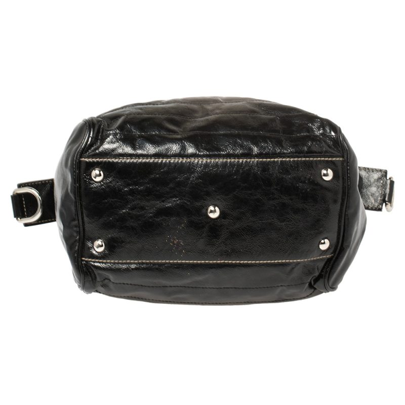 Gucci  Coated Canvas And Leather Dialux Snow Glam Boston Bag - Barde - Image 5