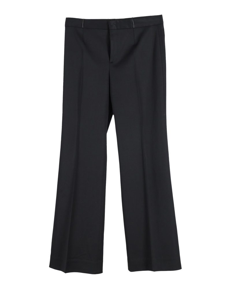 Gucci Wide-Leg Trousers in Black Silk - Barde