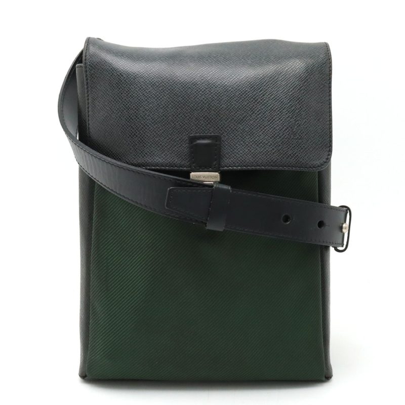 Louis Vuitton Taiga Canvas Leather Saratov PM Bag - Barde