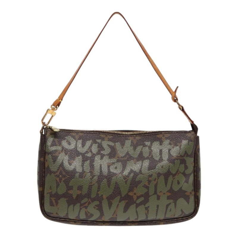 Louis Vuitton Pochette Accessoire  Canvas Clutch Bag - Barde - Image 2
