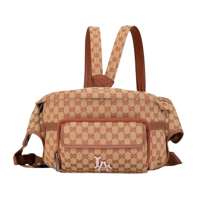 Gucci Gg Canvas  Canvas Backpack Bag () - Barde