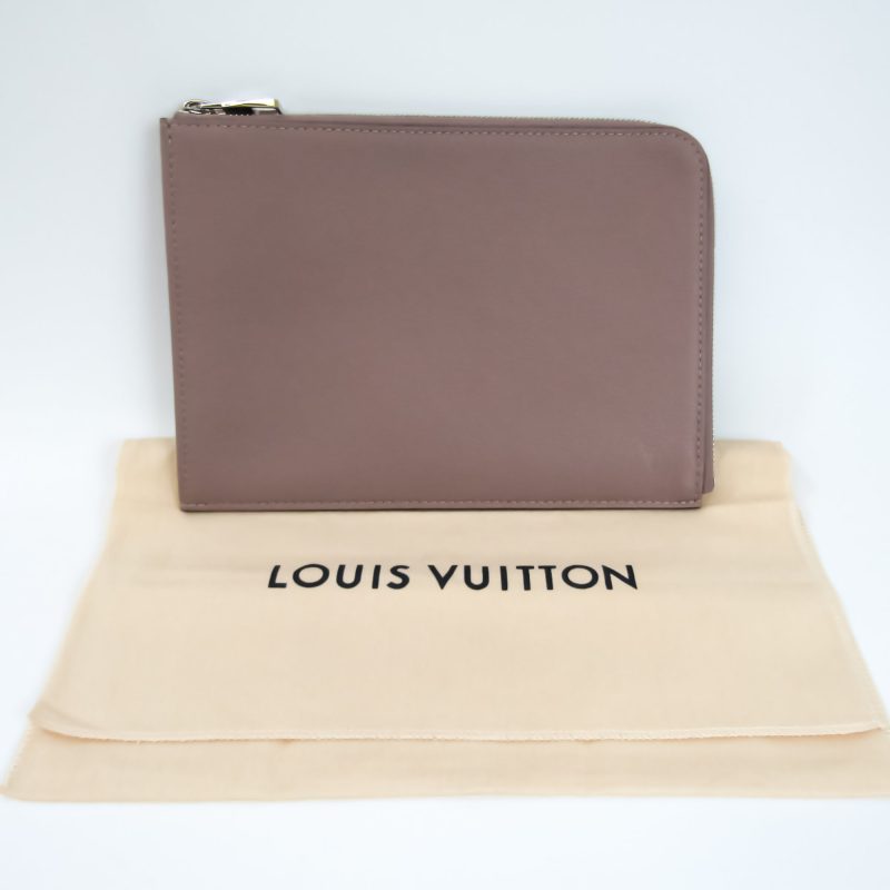 Louis Vuitton Pochette Jour Leather Clutch Bag - Barde - Image 3