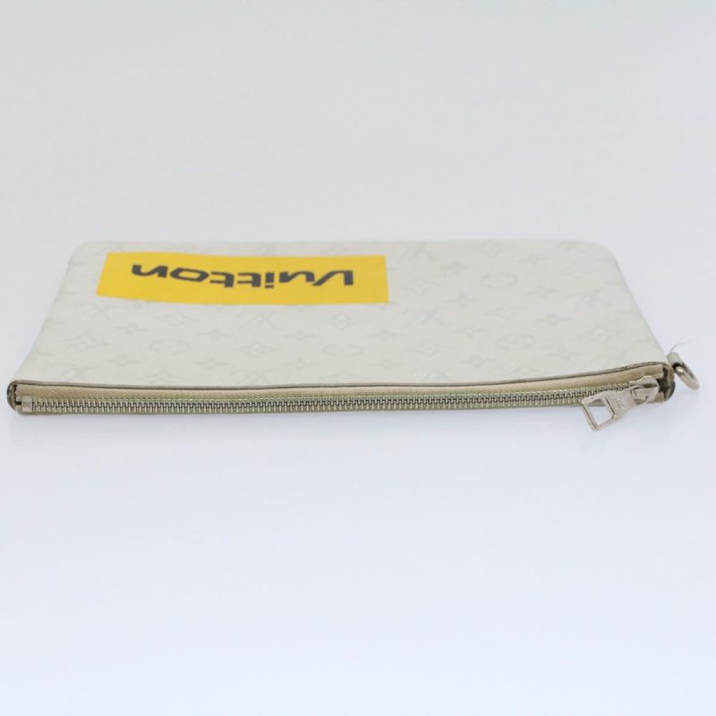 Louis Vuitton Pochette Zippée  Canvas Clutch Bag - Barde - Image 3