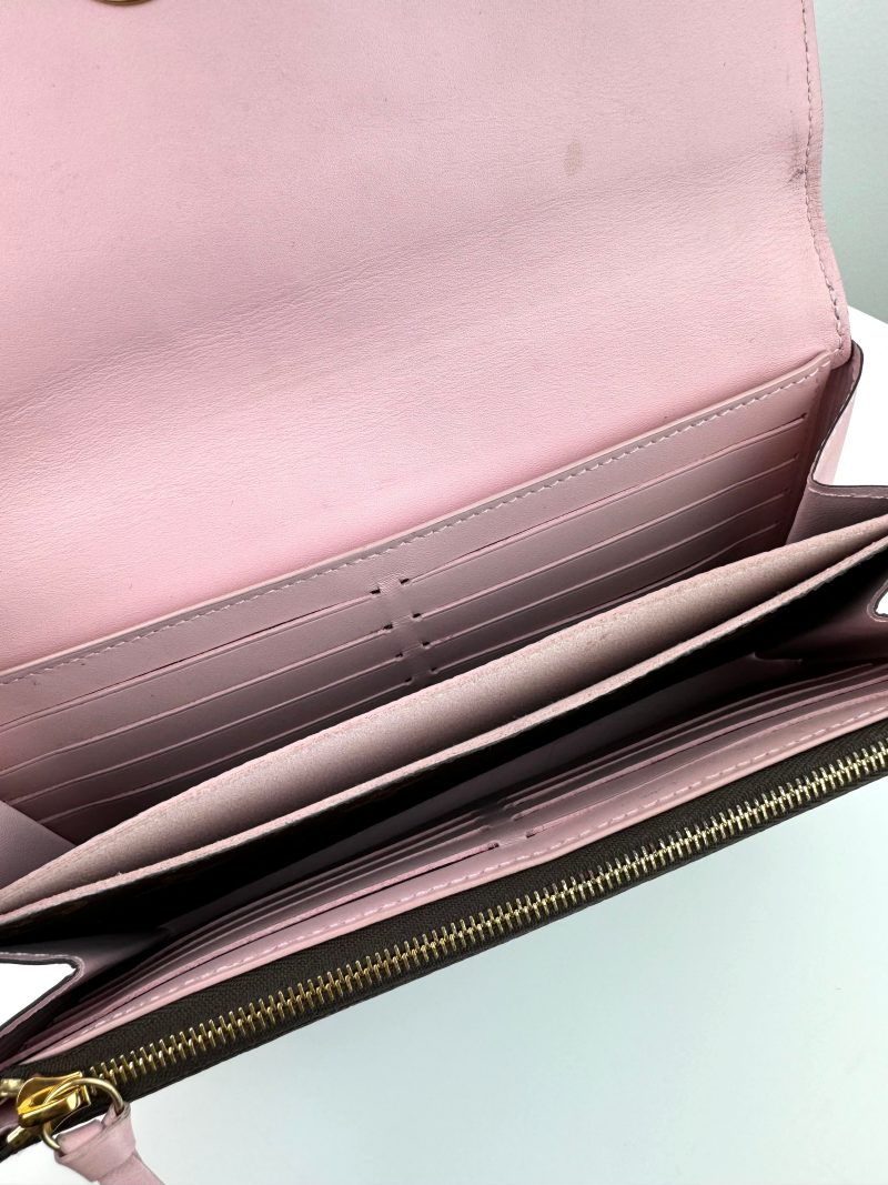 Louis Vuitton Wallet Flore Monogram Rose Ballerine - Barde - Image 8