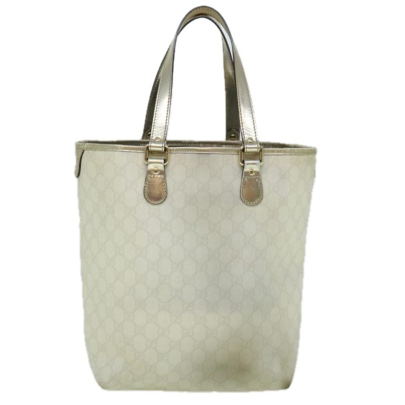 Gucci GG Canvas Tote Bag PVC White - Barde - Image 2
