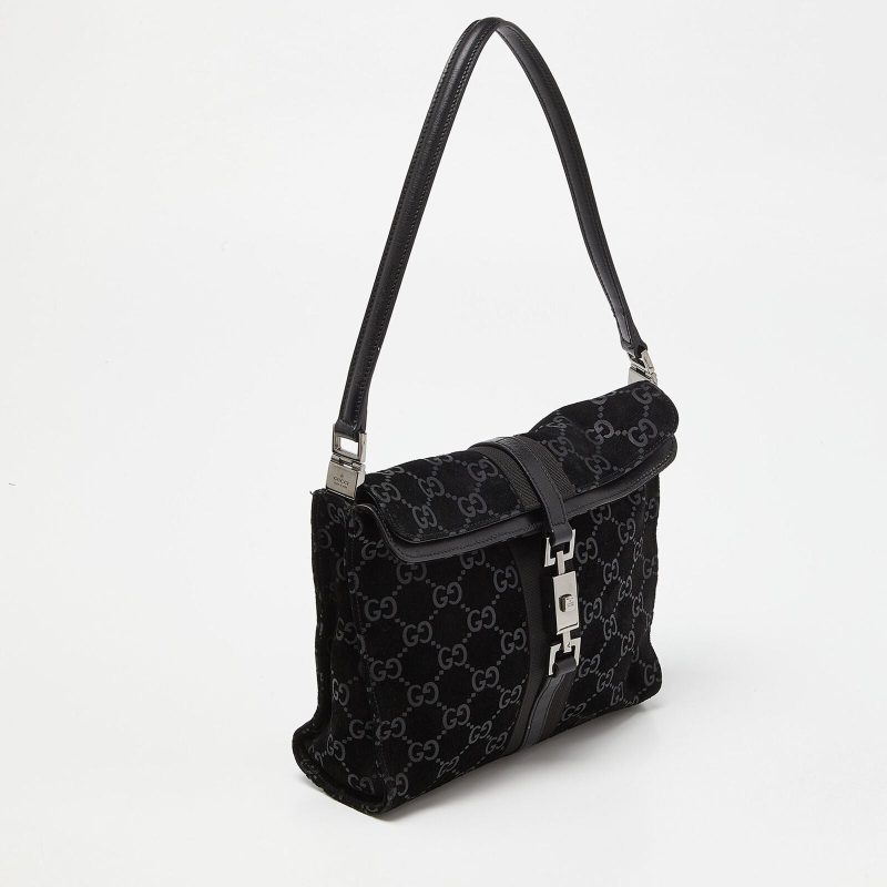 Gucci  Suede And Leather Jackie O Bag - Barde - Image 2