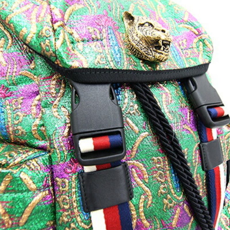 Gucci   Coated Canvas Leather Backpack (Pre-Owned) - Barde - Image 6
