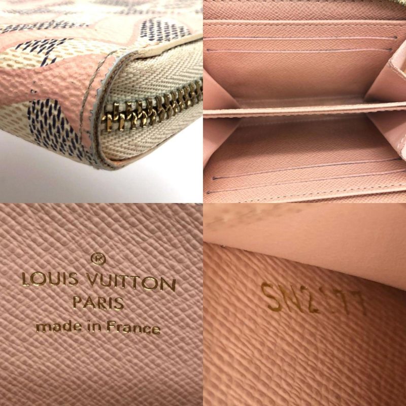 Louis Vuitton Porte Monnaie Zippy  Canvas Wallet - Barde - Image 4