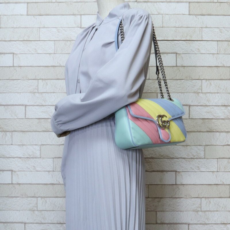 Gucci Gg Marmont  Leather Shoulder Bag () - Barde - Image 6