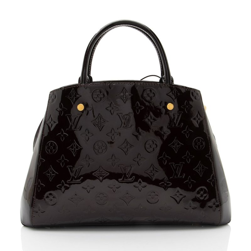 Louis Vuitton Monogram Vernis Montaigne MM Satchel - Barde - Image 3