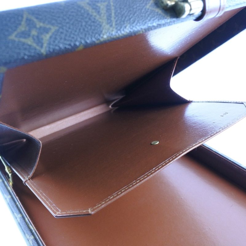 Louis Vuitton Monogram Canvas Attache Case - Barde - Image 10