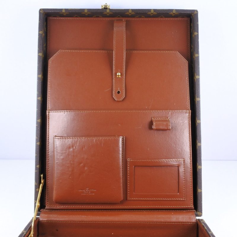 Louis Vuitton Monogram Canvas Attache Case - Barde - Image 9