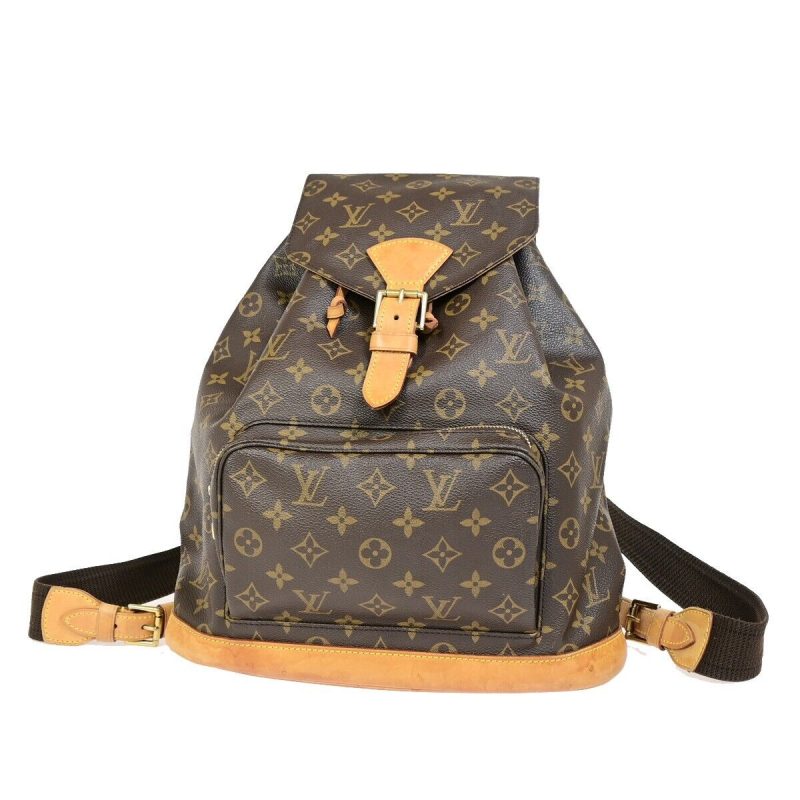 Louis Vuitton Montsouris Gm  Canvas Backpack Bag - Barde