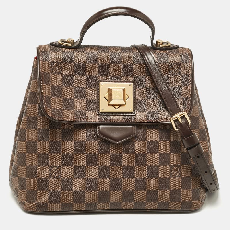 Louis Vuitton Damier Ebene Canvas Bergamo Pm Bag - Barde
