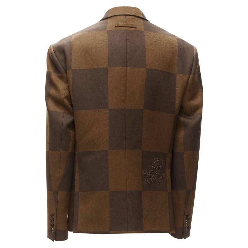 Louis Vuitton Nigo LV Giant Damier wool blazer jacket - Barde - Image 4