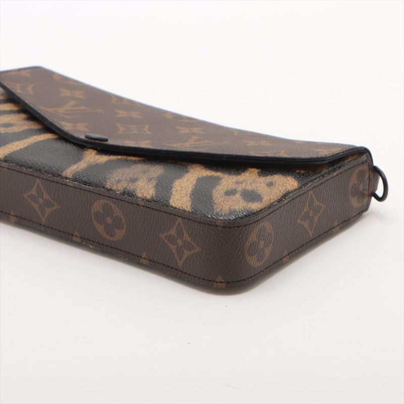 Louis Vuitton Monogram Léopard Pochette Felice - Barde - Image 2