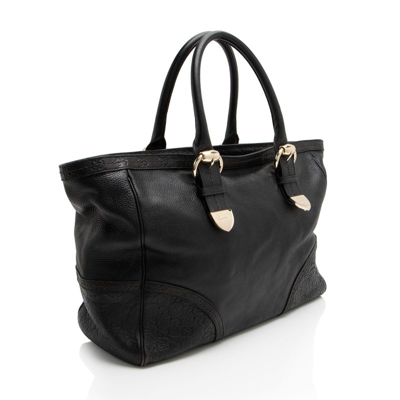 Gucci Leather Signoria Medium Tote - Barde - Image 2