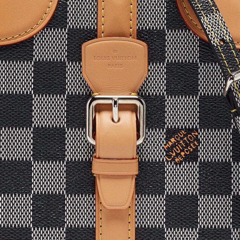 Louis Vuitton Noir Damier Colors Canvas Verticale Valisette Bag - Barde - Image 4