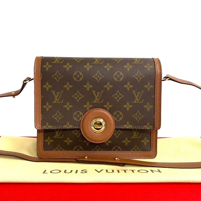 Louis Vuitton Raspail Monogram Leather Shoulder Bag - Barde