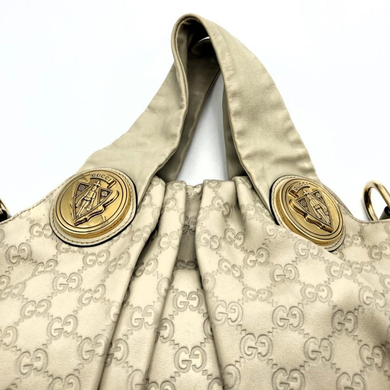Gucci  ivory Off- Leather Handbag Tote Bag (Pre-Owned) - Barde - Image 5