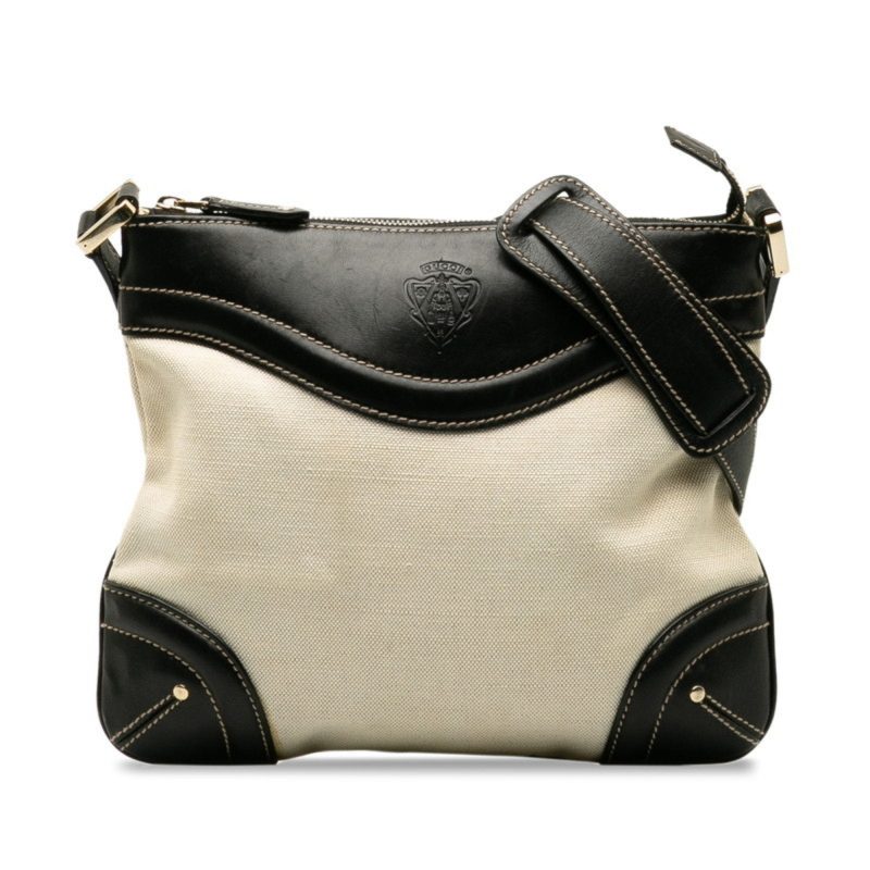 Gucci Crest  Canvas Shoulder Bag () - Barde