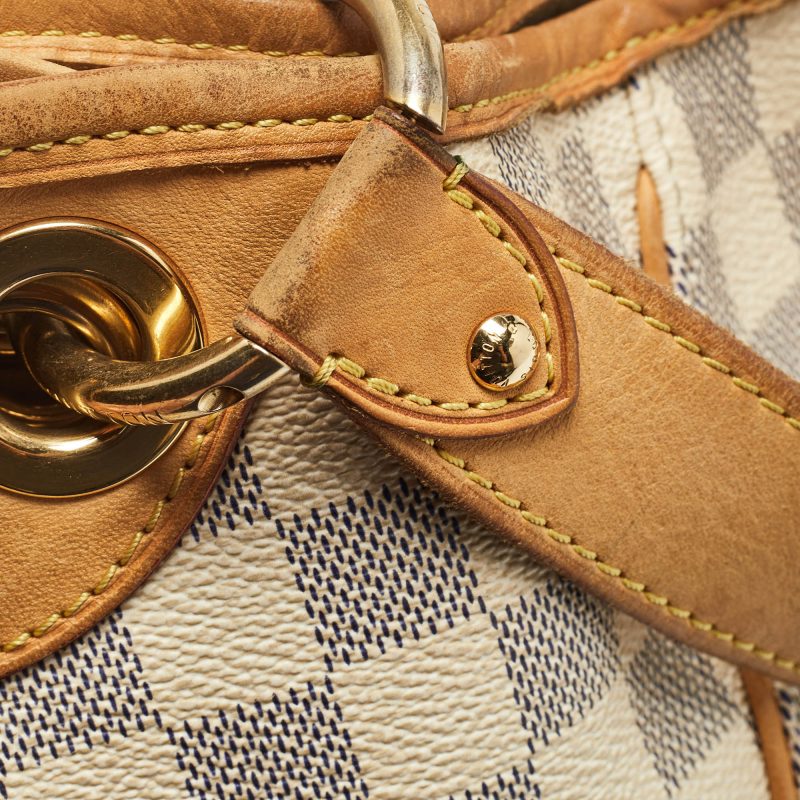 Louis Vuitton Damier Azure Canvas Galliera Pm Bag - Barde - Image 6