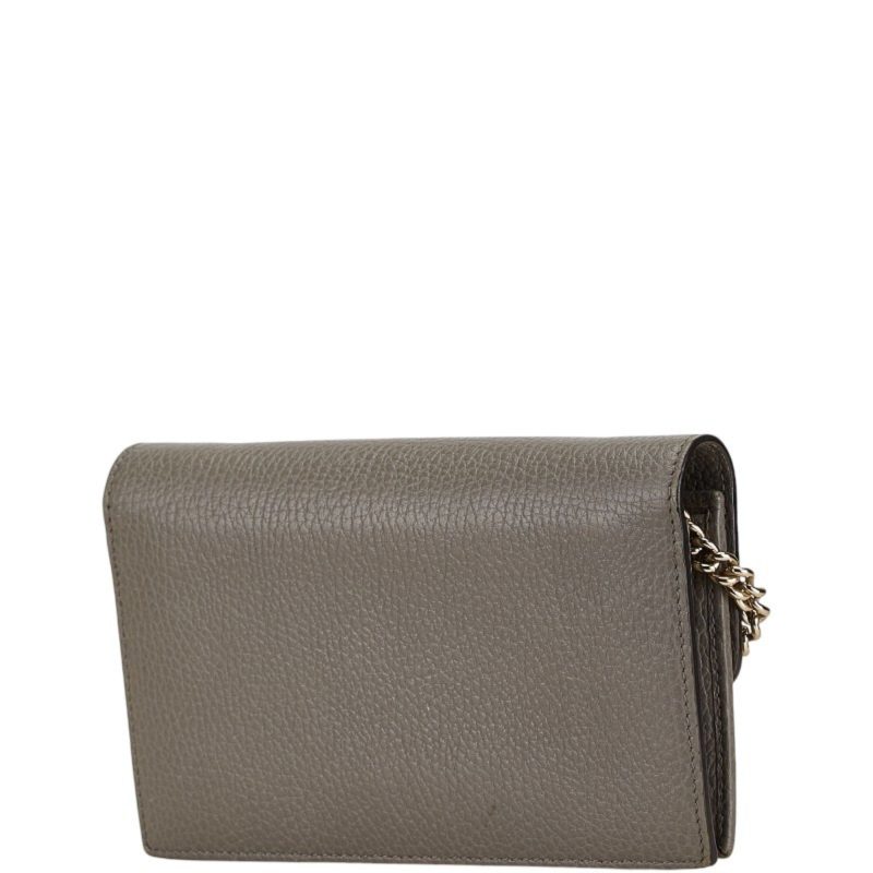 Gucci  Leather Chain/Shoulder Wallet (Pre-Owned) - Barde - Image 2
