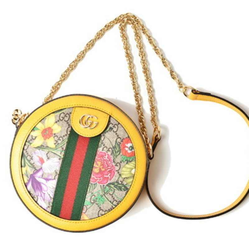 Gucci Flora  Gg Supreme Leather Shoulder Bag (Pre-Owned) - Barde - Image 3