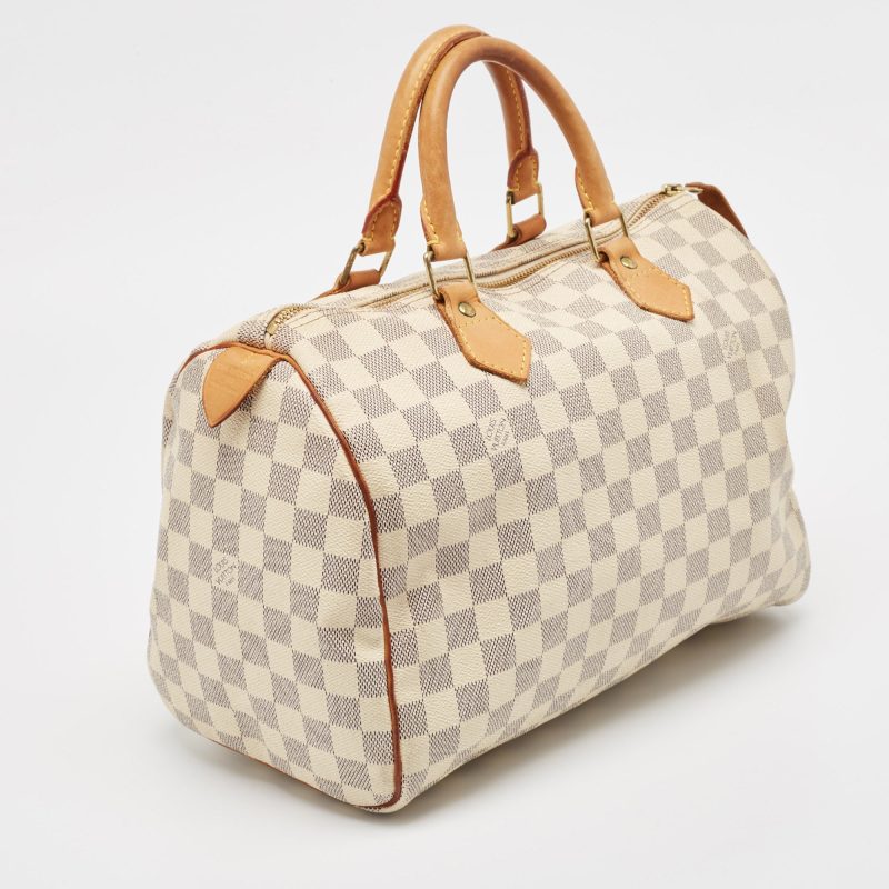 Louis Vuitton Damier Azure Canvas Speedy 30 Bag - Barde - Image 2