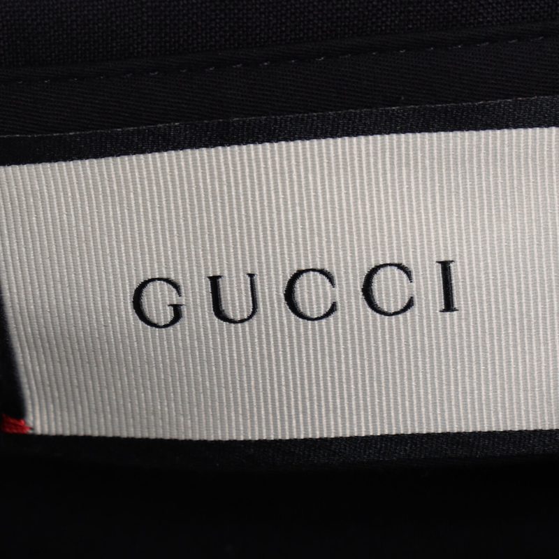 Gucci Straight Leg Trousers in Black Wool - Barde - Image 4