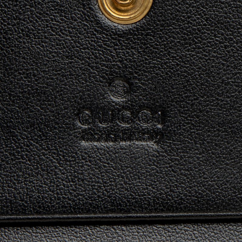 Gucci Matelasse Leather GG Marmont Card Wallet - Barde - Image 6