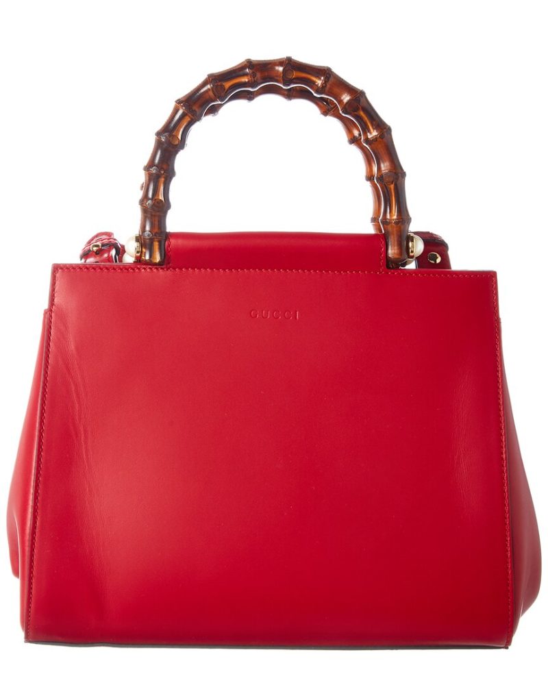Gucci Nymphea Leather Top Handle Bag - Barde - Image 2