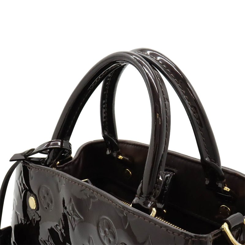 Louis Vuitton Montaigne BB Handbag Patent Leather - Barde - Image 5