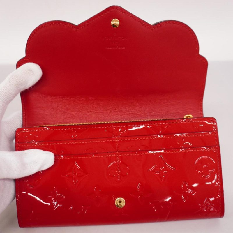 Louis Vuitton Sarah  Patent Leather Wallet - Barde - Image 5