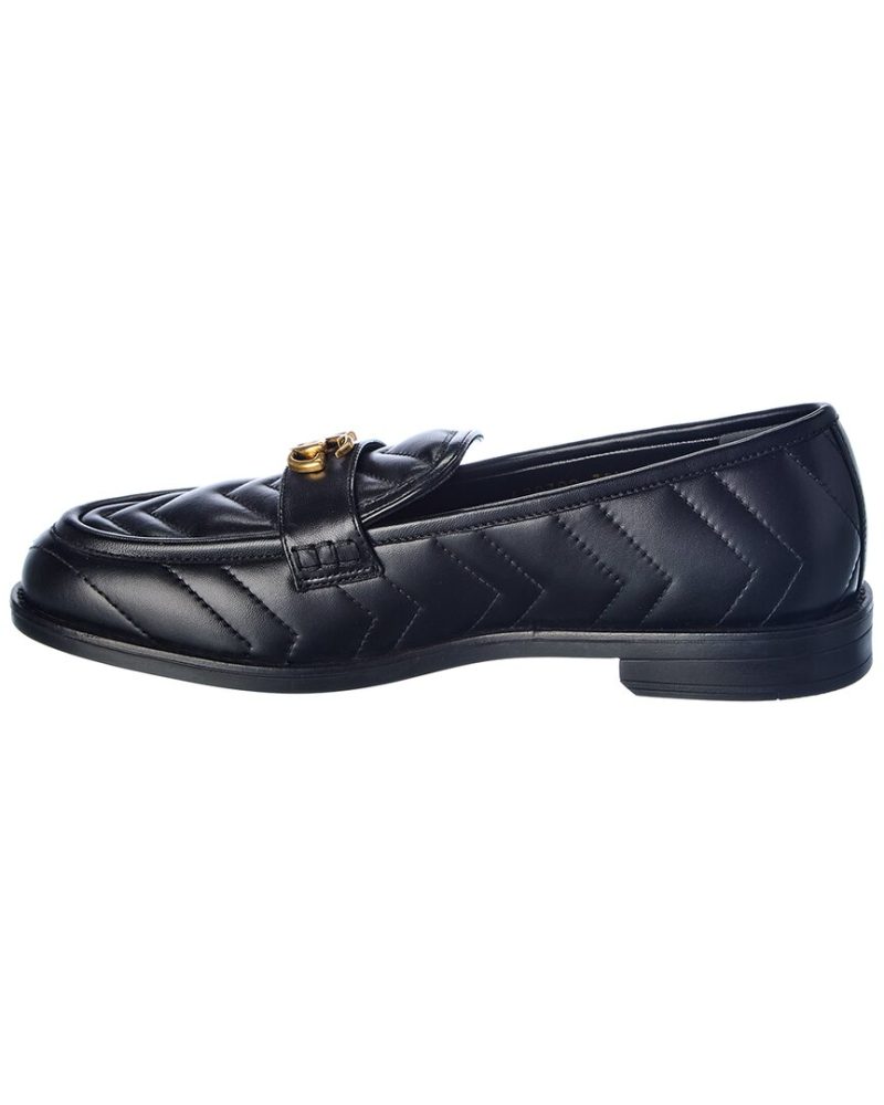 Gucci Double G Leather Loafer - Barde - Image 2