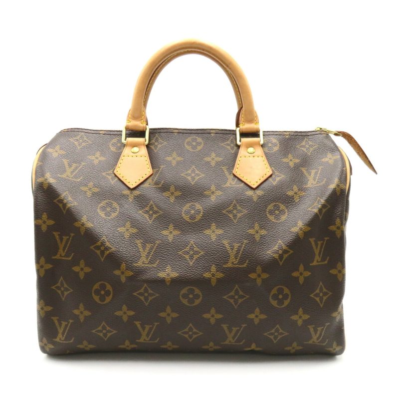 Louis Vuitton Speedy 30 Handbag Monogram Brown - Barde