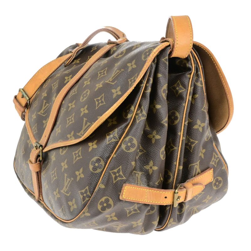 Louis Vuitton Saumur 35  Canvas Shoulder Bag - Barde - Image 3