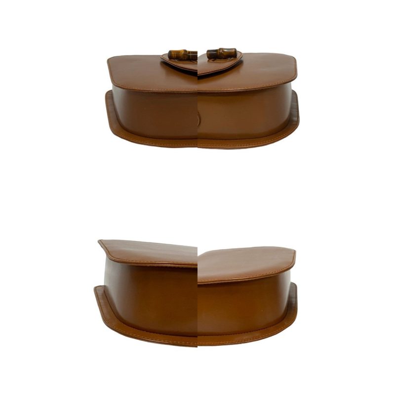 Gucci Leather Bamboo Turnlock Shoulder Bag - Barde - Image 8