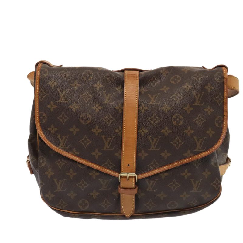 Louis Vuitton Saumur 35  Canvas Shoulder Bag - Barde