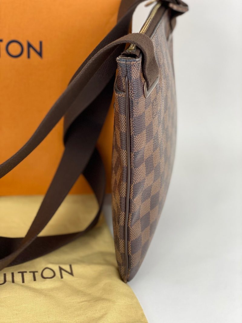 LOUIS VUITTON Damier Ebene Brooklyn Pochette Plate Messenger Crossbody Bag Pre owned - Barde - Image 4