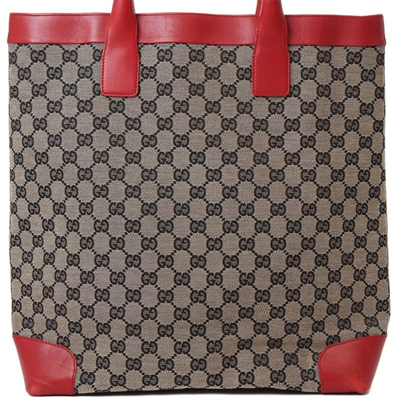 Gucci Gg Canvas   Color Canvas Leather Handbag Tote Bag (Pre-Owned) - Barde - Image 2
