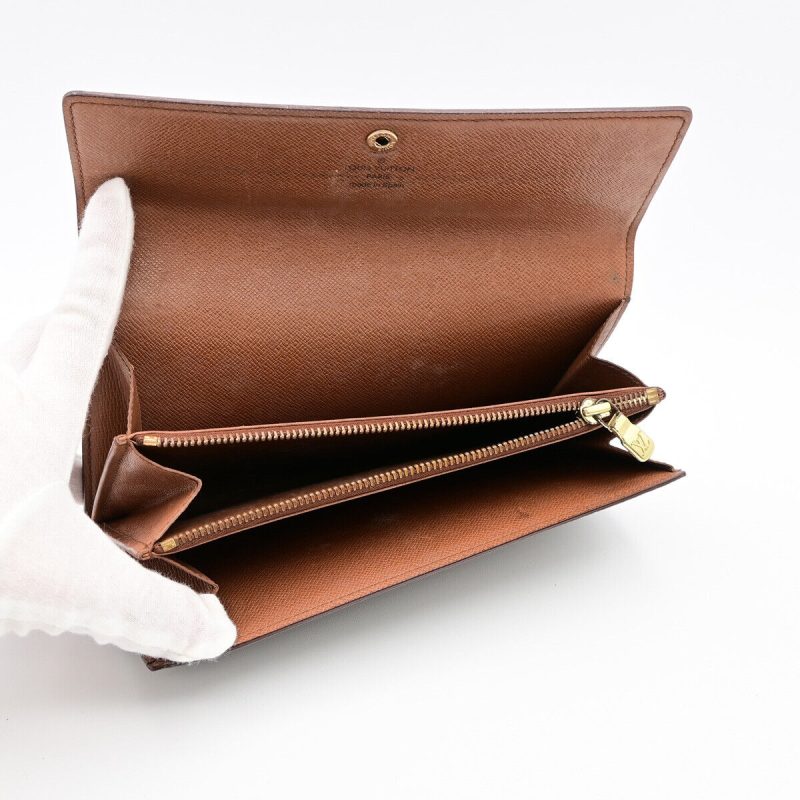 Louis Vuitton Portefeuille Sarah  Canvas Wallet - Barde - Image 5