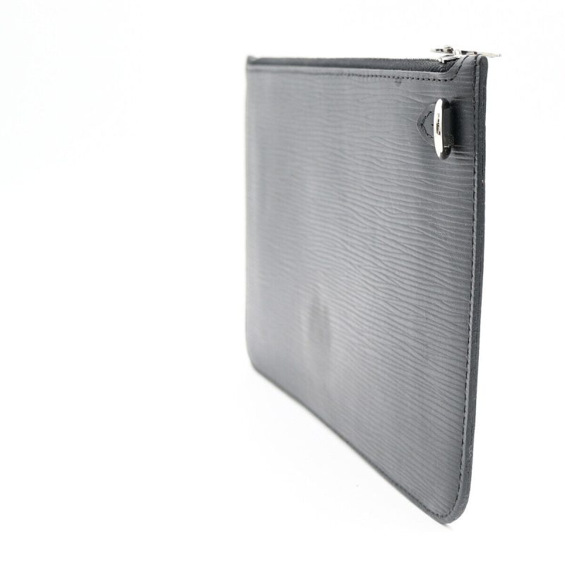 Louis Vuitton Neverfull Pouch  Leather Clutch Bag - Barde - Image 4