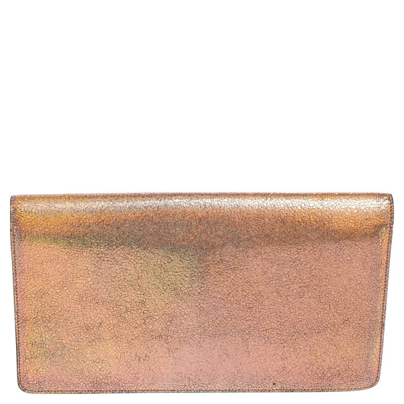 Gucci Iridescent Crackled Leather 58 Clutch - Barde - Image 3