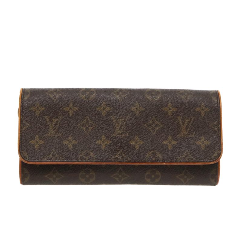 Louis Vuitton Pochette Twin  Canvas Clutch Bag - Barde