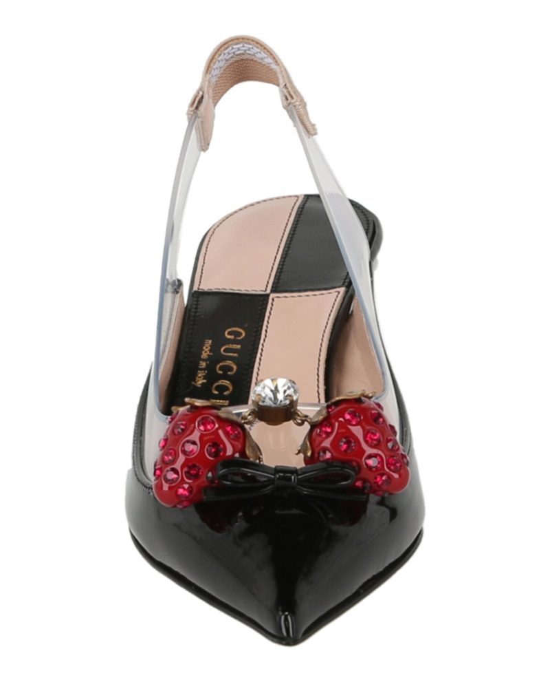 Gucci Eleanor Strawberry Plexi Heels - Barde - Image 4