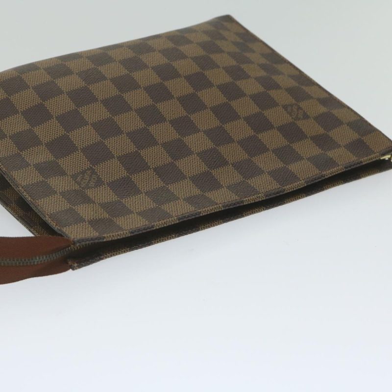 Louis Vuitton Poche Toilette  Canvas Clutch Bag - Barde - Image 4